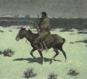 Frederic Remington The Luckless Hunter (mk43) china oil painting reproduction